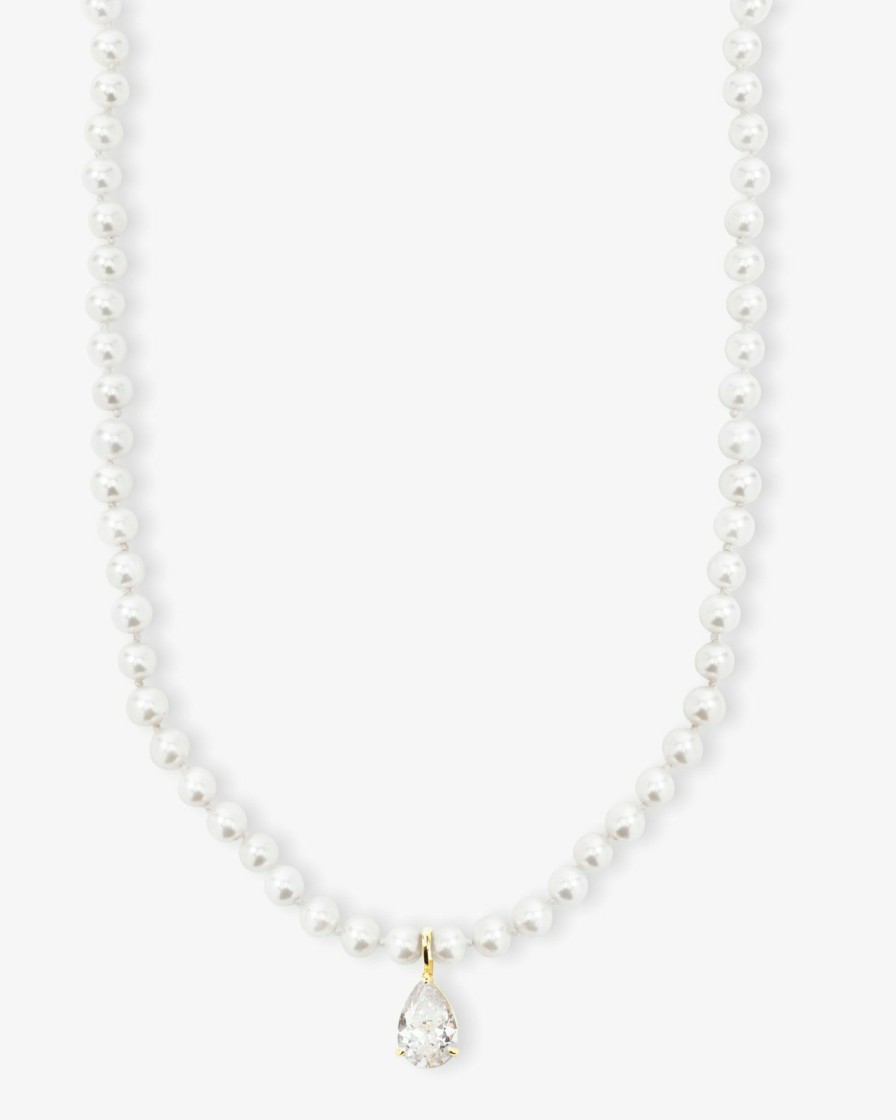 Categories Melinda Maria Jewelry | Perfect Pearl Teardrop Choker