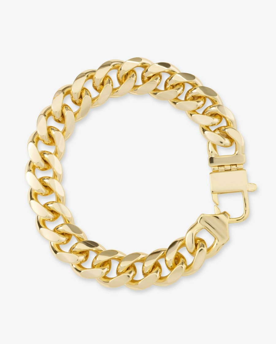 Categories Melinda Maria Jewelry | Julian Cuban Chain Bracelet 10.8Mm