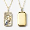 Categories Melinda Maria Jewelry | Zodiac Engravable Amulet Necklace Gold