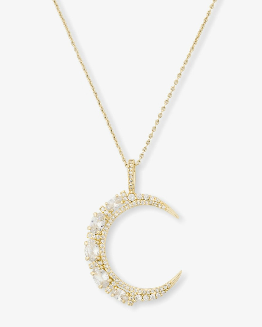 Categories Melinda Maria Jewelry | She'S An Icon Moon Necklace