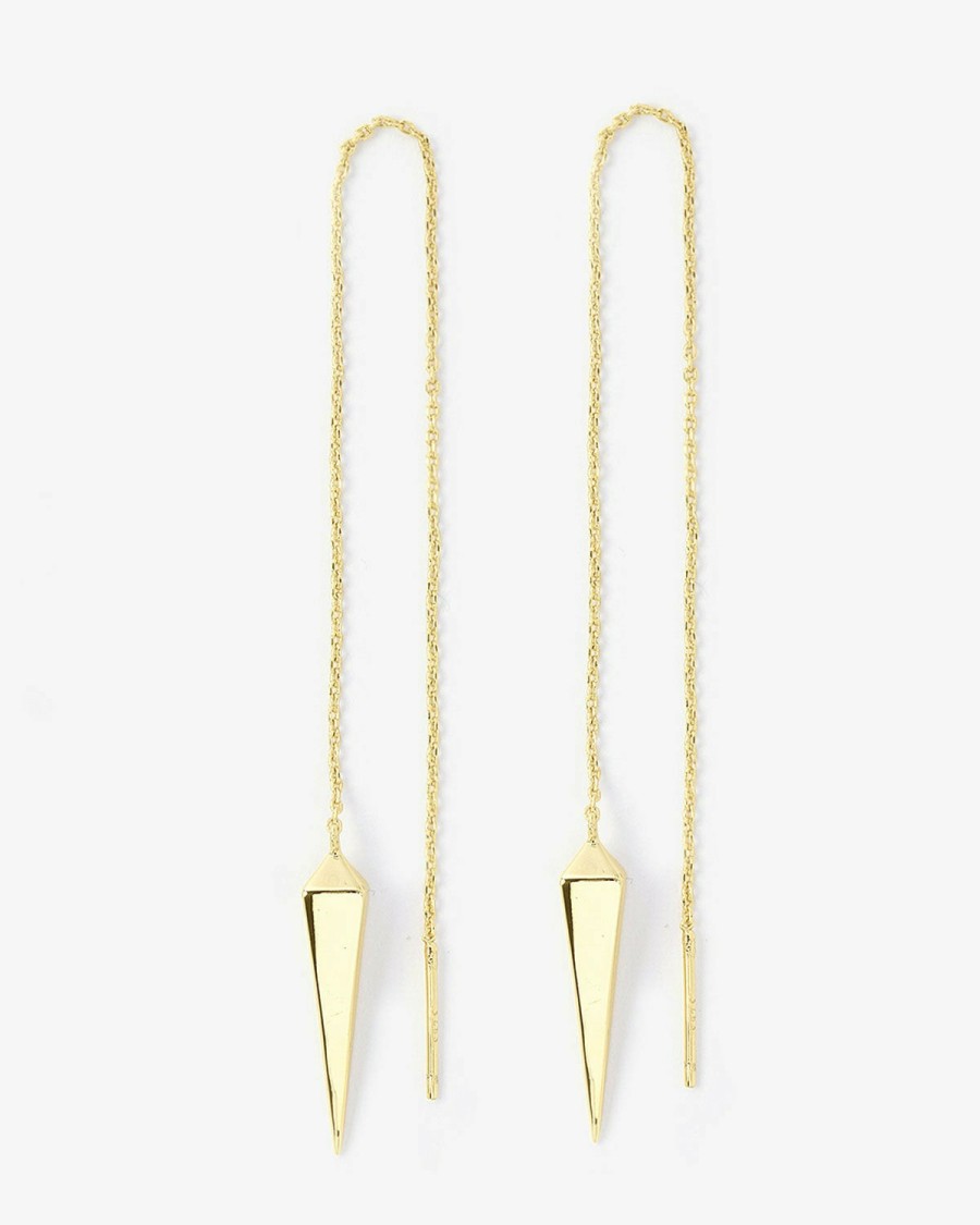 Categories Melinda Maria Jewelry | Gabriella Smooth Threader Earrings