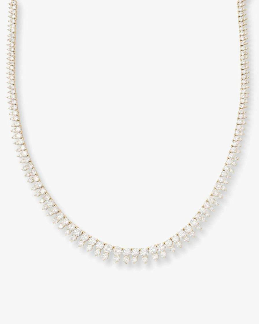 Categories Melinda Maria Jewelry | She'S An Icon Riviera Tennis Necklace 16"