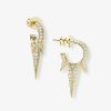 Categories Melinda Maria Jewelry | Baby Gabriella Pave Triple Spike Earrings