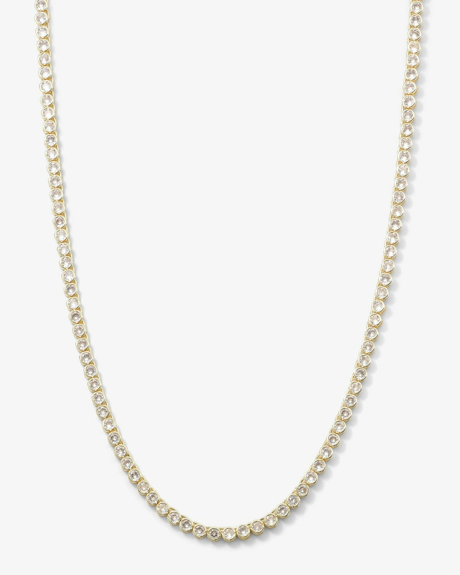 Categories Melinda Maria Jewelry | Baroness Tennis Necklace 18"