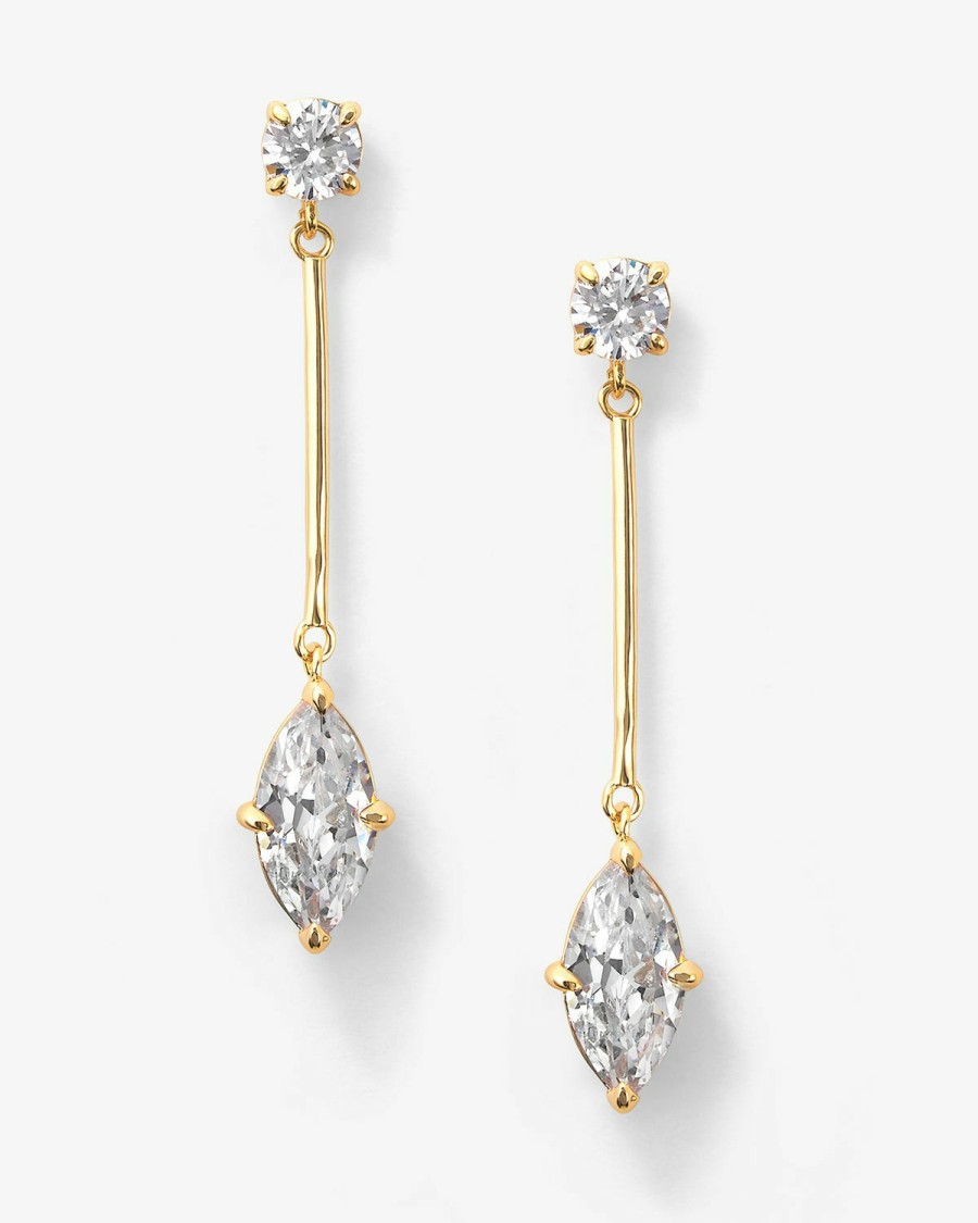 Categories Melinda Maria Jewelry | Marquise Diamond Drop Earrings