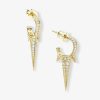 Categories Melinda Maria Jewelry | Gabriella Pave Triple Spike Earrings