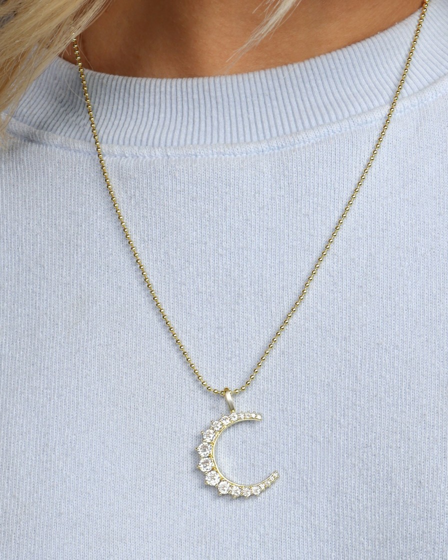 Categories Melinda Maria Jewelry | The Callisto Moon Necklace