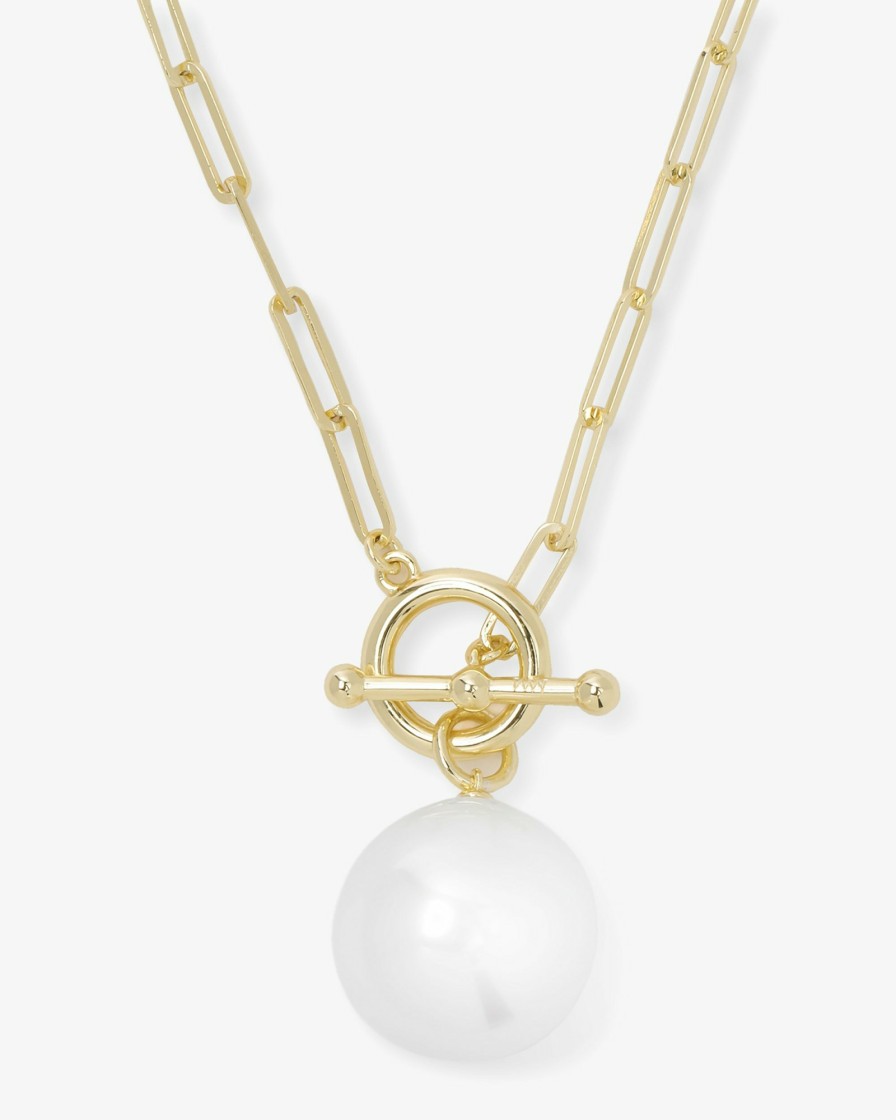 Categories Melinda Maria Jewelry | Life'S A Ball Pearl Pendant Necklace