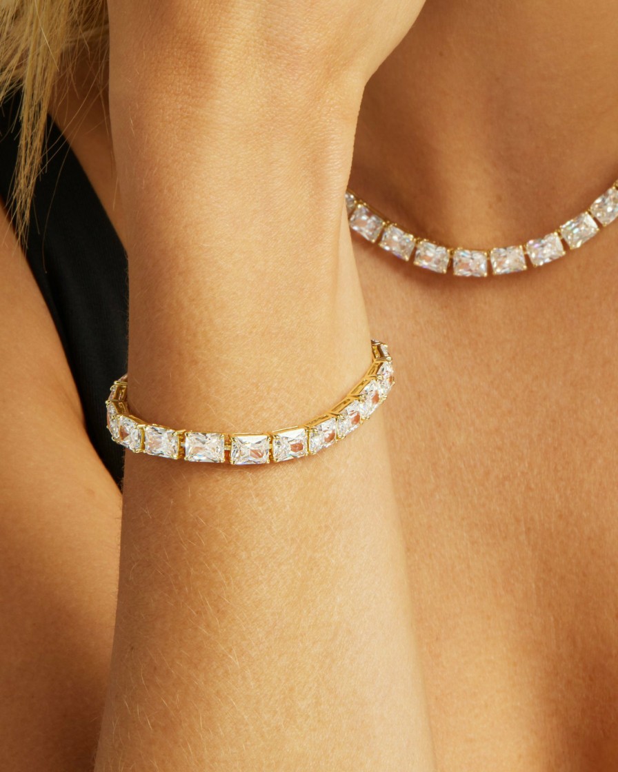 Categories Melinda Maria Jewelry | Grand Slam Tennis Bracelet