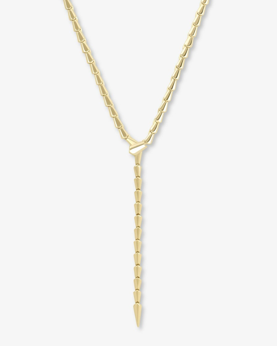 Categories Melinda Maria Jewelry | Serpent Lariat Necklace