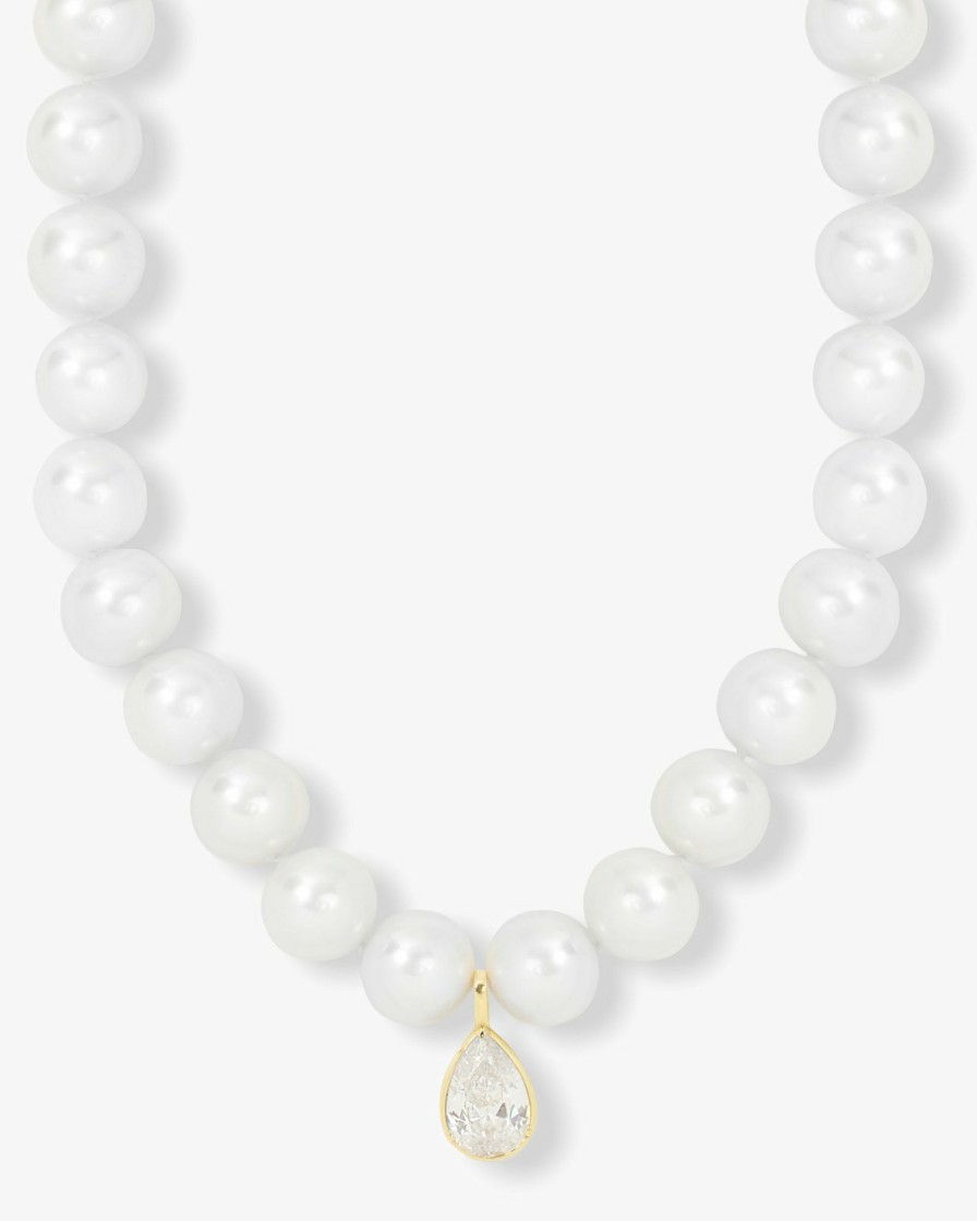 Categories Melinda Maria Jewelry | Perfect Pearl Teardrop Necklace