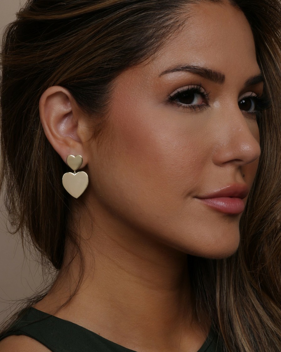 Categories Melinda Maria Jewelry | Xl You Have My Heart Earrings