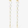 Categories Melinda Maria Jewelry | Perfect Pearl 7-Drop Spike Earrings