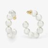 Categories Melinda Maria Jewelry | Life'S A Ball Pearl Hoops