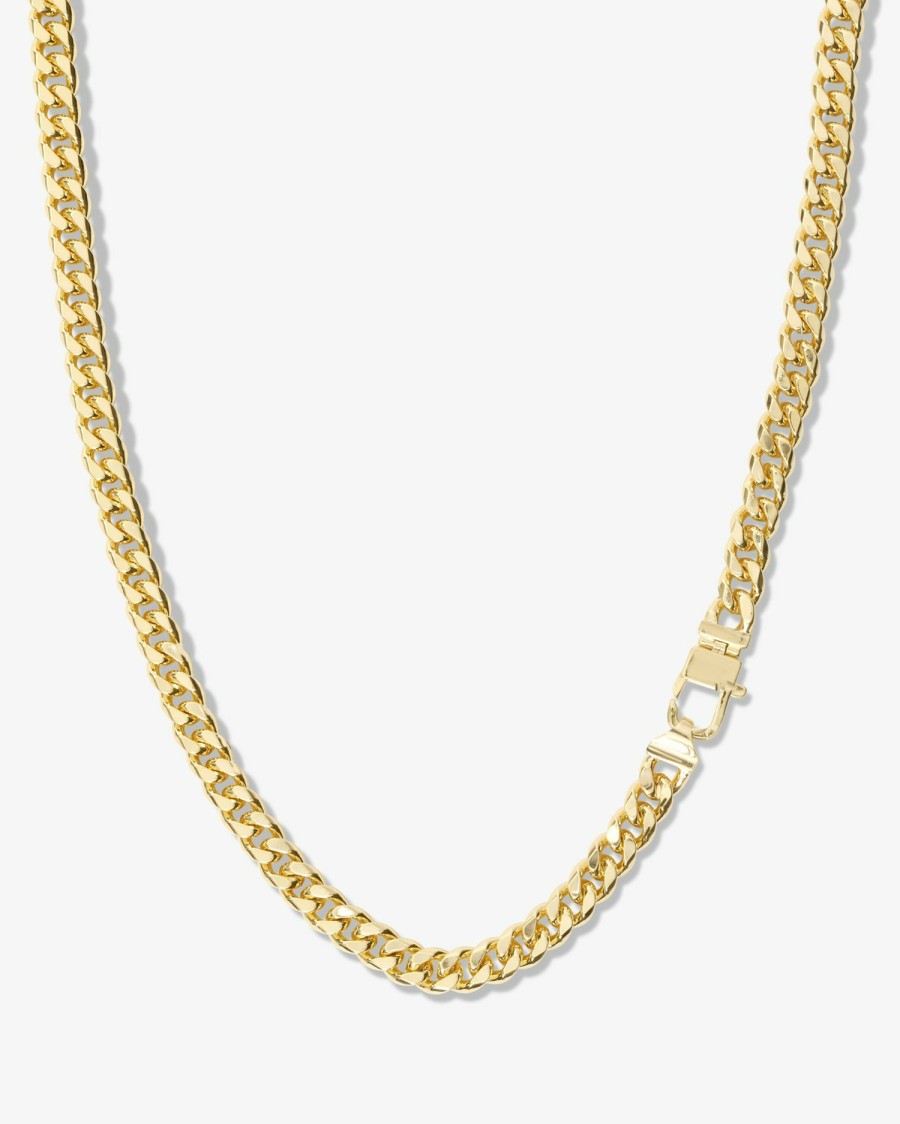 Categories Melinda Maria Jewelry | Julian Cuban Chain Necklace 6.8Mm