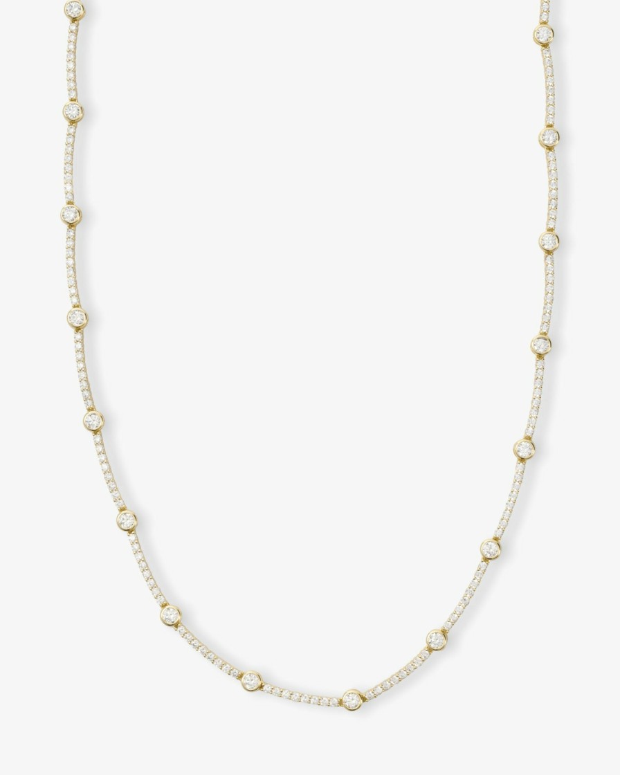 Categories Melinda Maria Jewelry | She'S An Icon Station Necklace 16"