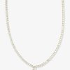 Categories Melinda Maria Jewelry | Not Your Basic Teardop Tennis Necklace 16"