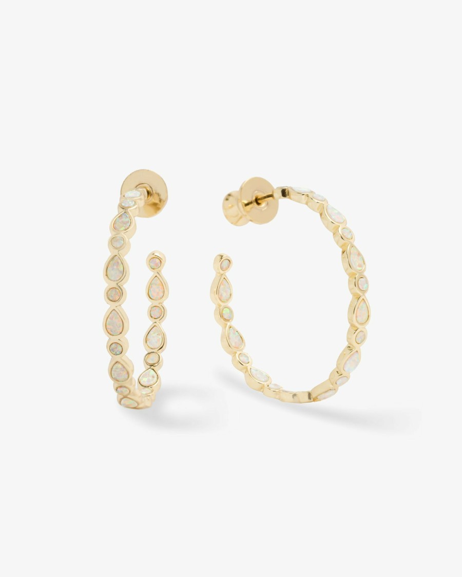 Categories Melinda Maria Jewelry | Baby Isla Hoops 1"