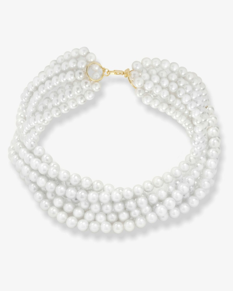 Categories Melinda Maria Jewelry | The Perfect Pearl Collar Necklace