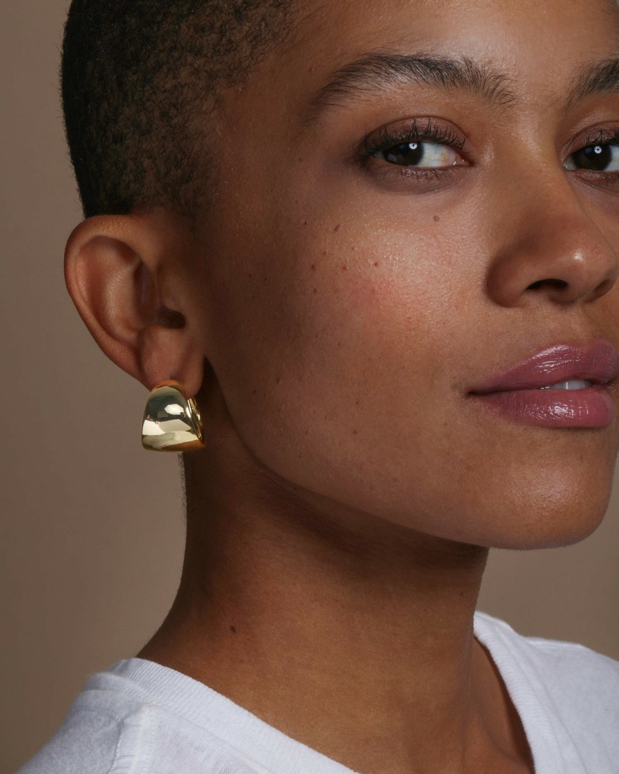 Categories Melinda Maria Jewelry | She'S So Smooth Hoops