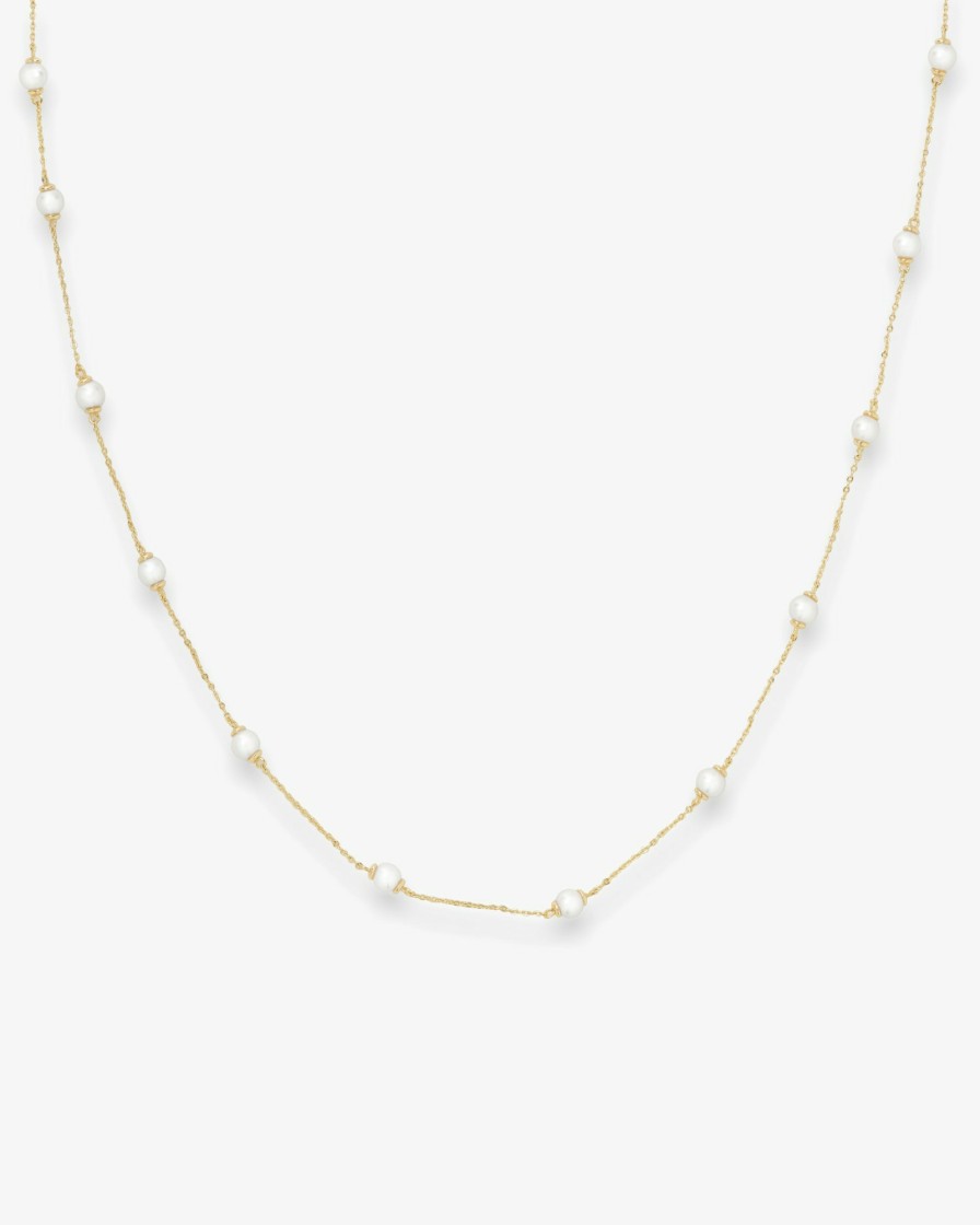 Categories Melinda Maria Jewelry | Perfect Pearl Infinity Necklace