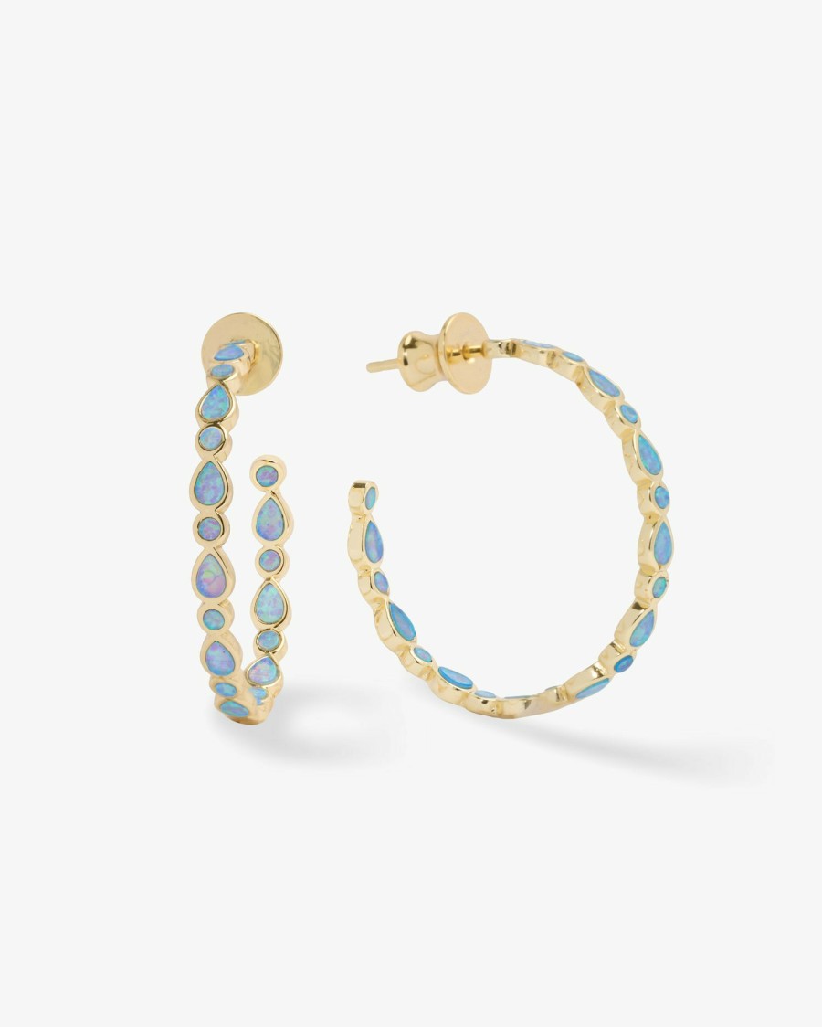 Categories Melinda Maria Jewelry | Baby Isla Hoops 1"