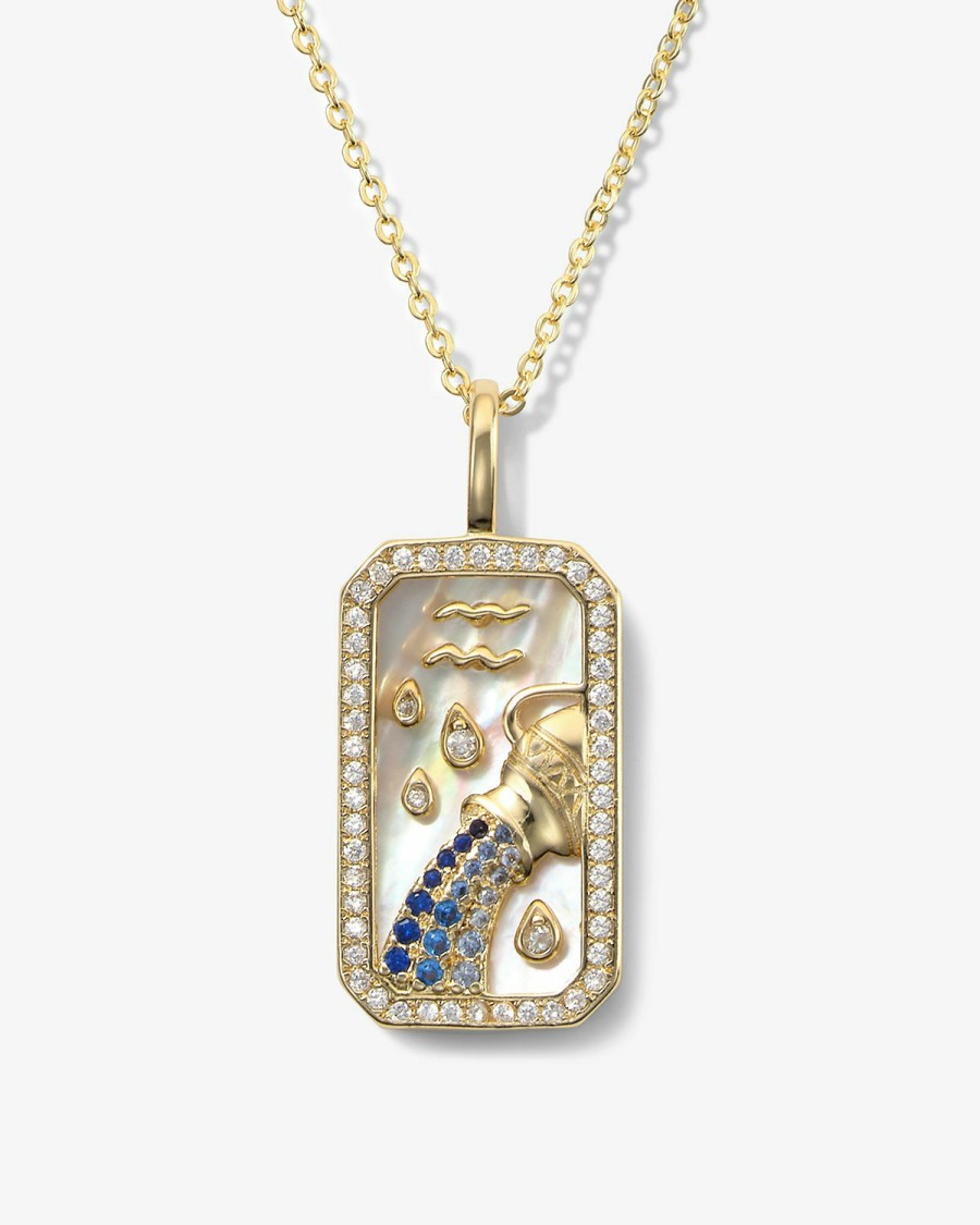 Categories Melinda Maria Jewelry | Zodiac Amulet Necklace