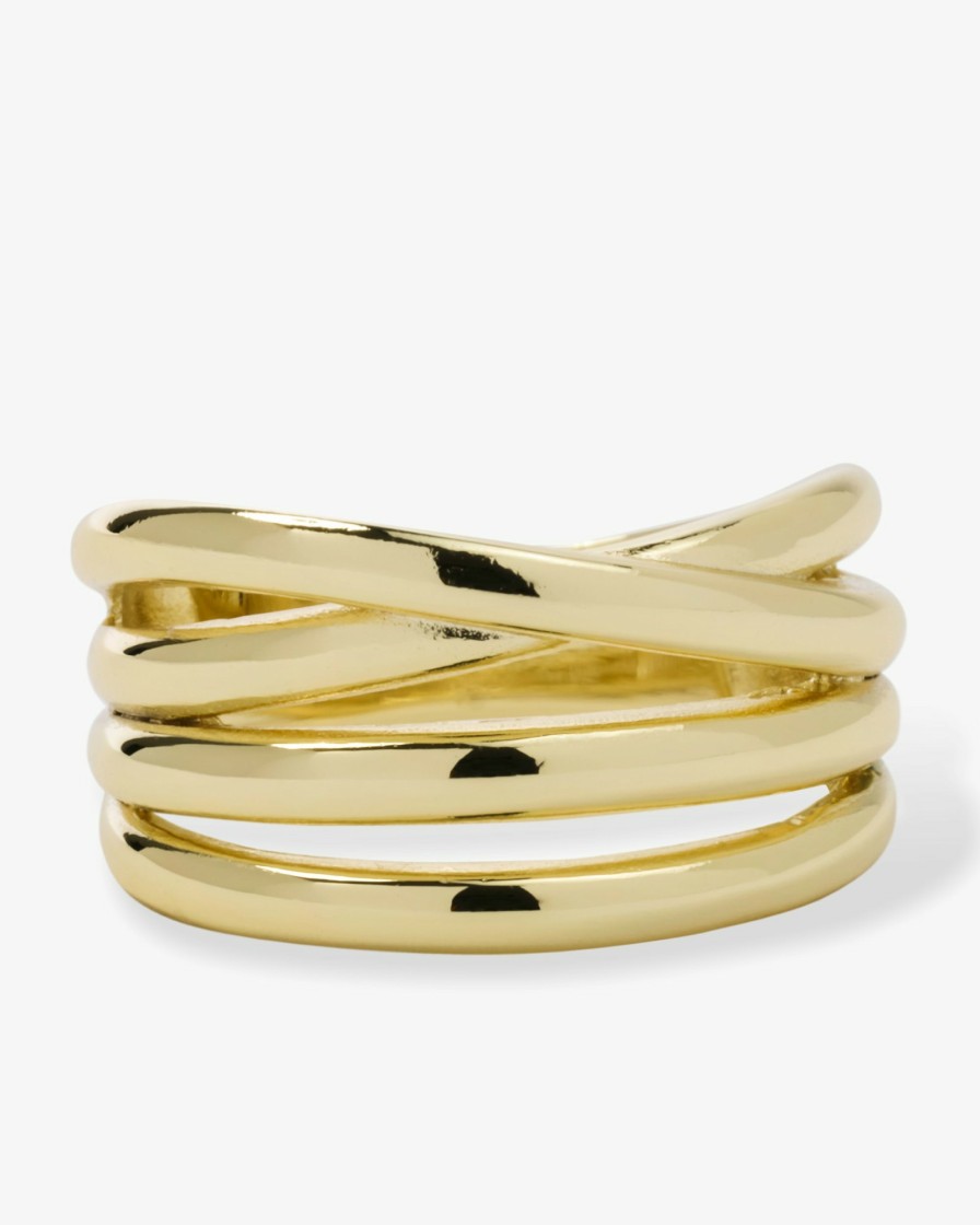 Categories Melinda Maria Jewelry | She'S So Smooth Stacked Ring