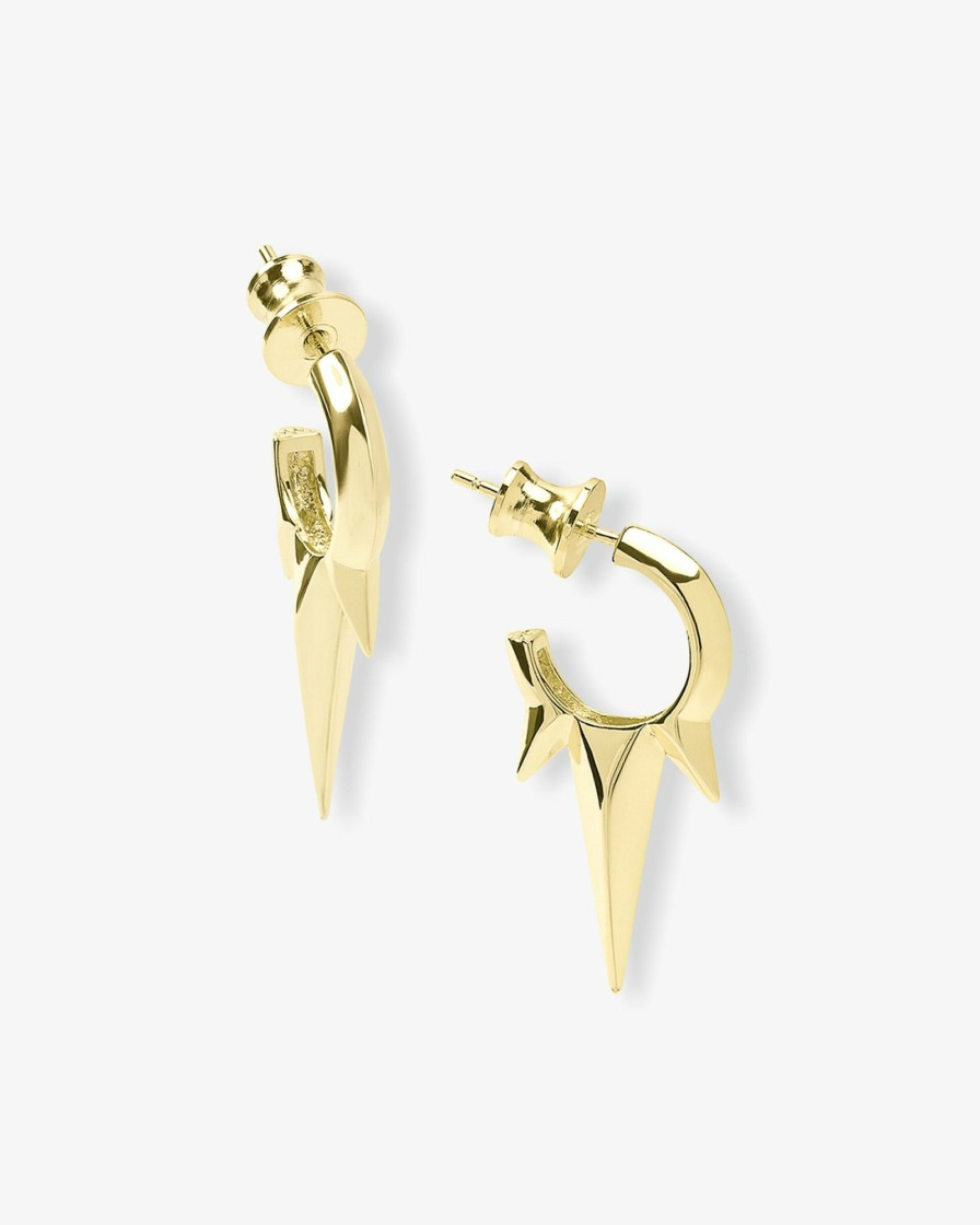 Categories Melinda Maria Jewelry | Baby Gabriella Smooth Triple Spike Earrings