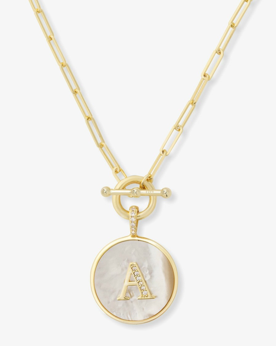 Categories Melinda Maria Jewelry | Love Letters Medallion Necklace