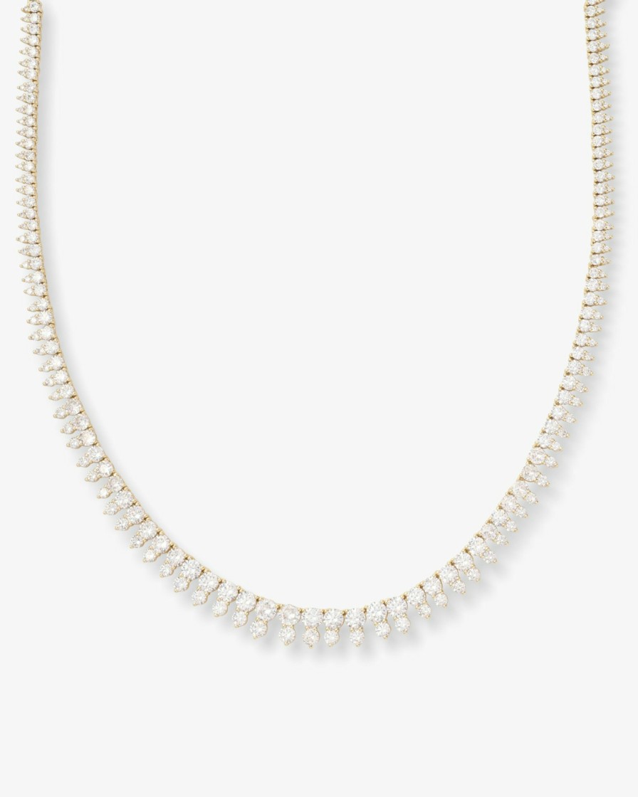 Categories Melinda Maria Jewelry | She'S An Icon Riviera Tennis Necklace 18"