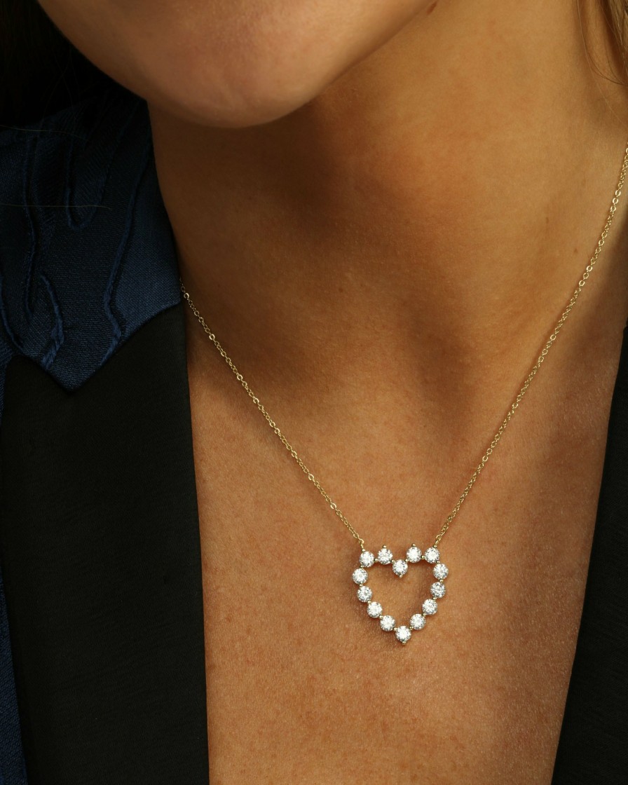 Categories Melinda Maria Jewelry | She'S An Icon Baby Heart Necklace