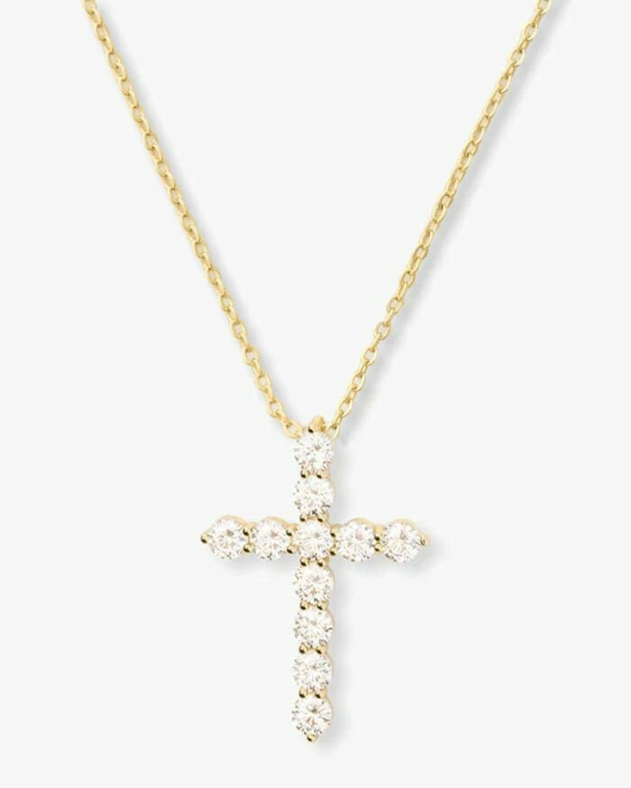 Categories Melinda Maria Jewelry | Oh She Fancy Small Cross Pendant