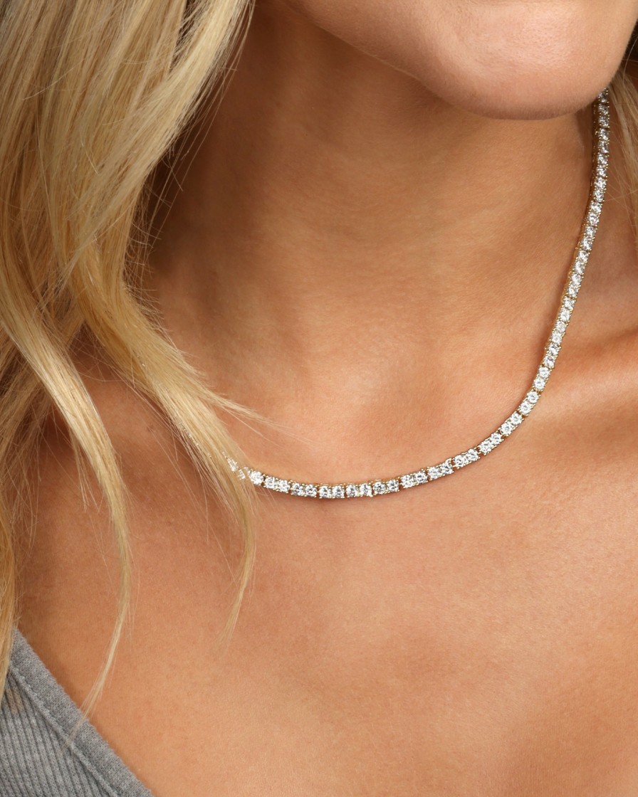 Categories Melinda Maria Jewelry | Heiress Tennis Necklace