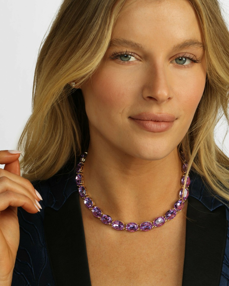 Categories Melinda Maria Jewelry | She'S A Gem Tennis Necklace